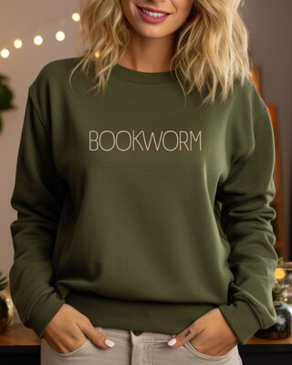 Bookworm Sweatshirt, Bookish Sweatshirt, Book Club Gift, Bookworm Sweater, Book Club Sweatshirt, Book Sweatshirt, Book Lover, Book Crewneck - image8